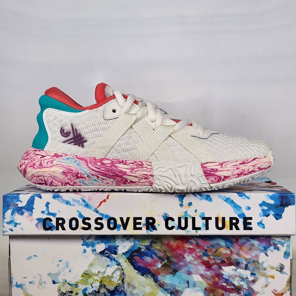 Crossover Culture Fatale Basketball Shoes Women Size 7.5 White Psychonaut Mesh